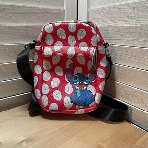 NWOT Buckle-Down Stitch Crossbody Bag